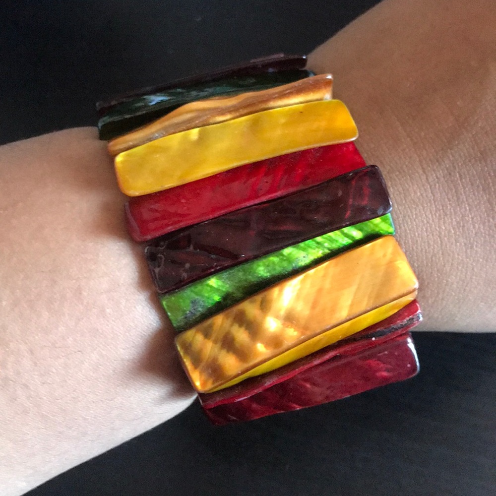 Fun Multicolored Accent Bracelet - Picture 3 of 4